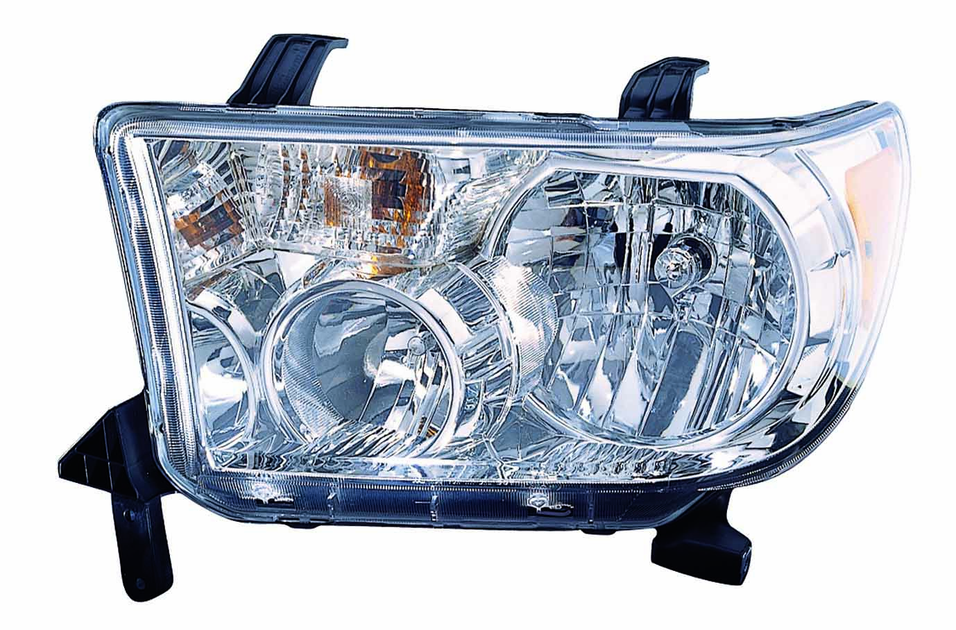 Phare avant côté conducteur pour Toyota Sequoia 2008-2017 et Tundra (sans correcteur d'assiette), référence TO2502171C - Hunt Parts