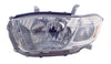 2008-2010 Toyota Highlander Head Lamp Driver Side Japan Built Base-Ltd-Se Models