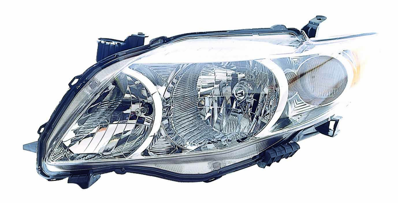 Phare avant gauche pour Toyota Corolla Berline 2009-2010 Base/CE/LE/XLE Capa, TO2502182C - Hunt Parts