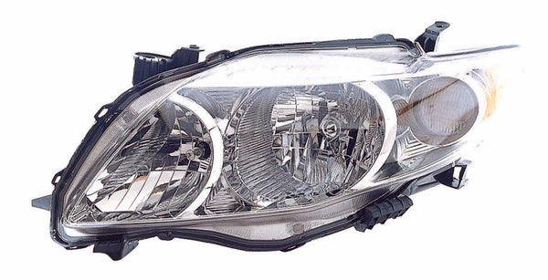 Head Lamp Driver Side Toyota Corolla Sedan 2009-2010 Base/Ce/Le/Xle Capa , To2502182C