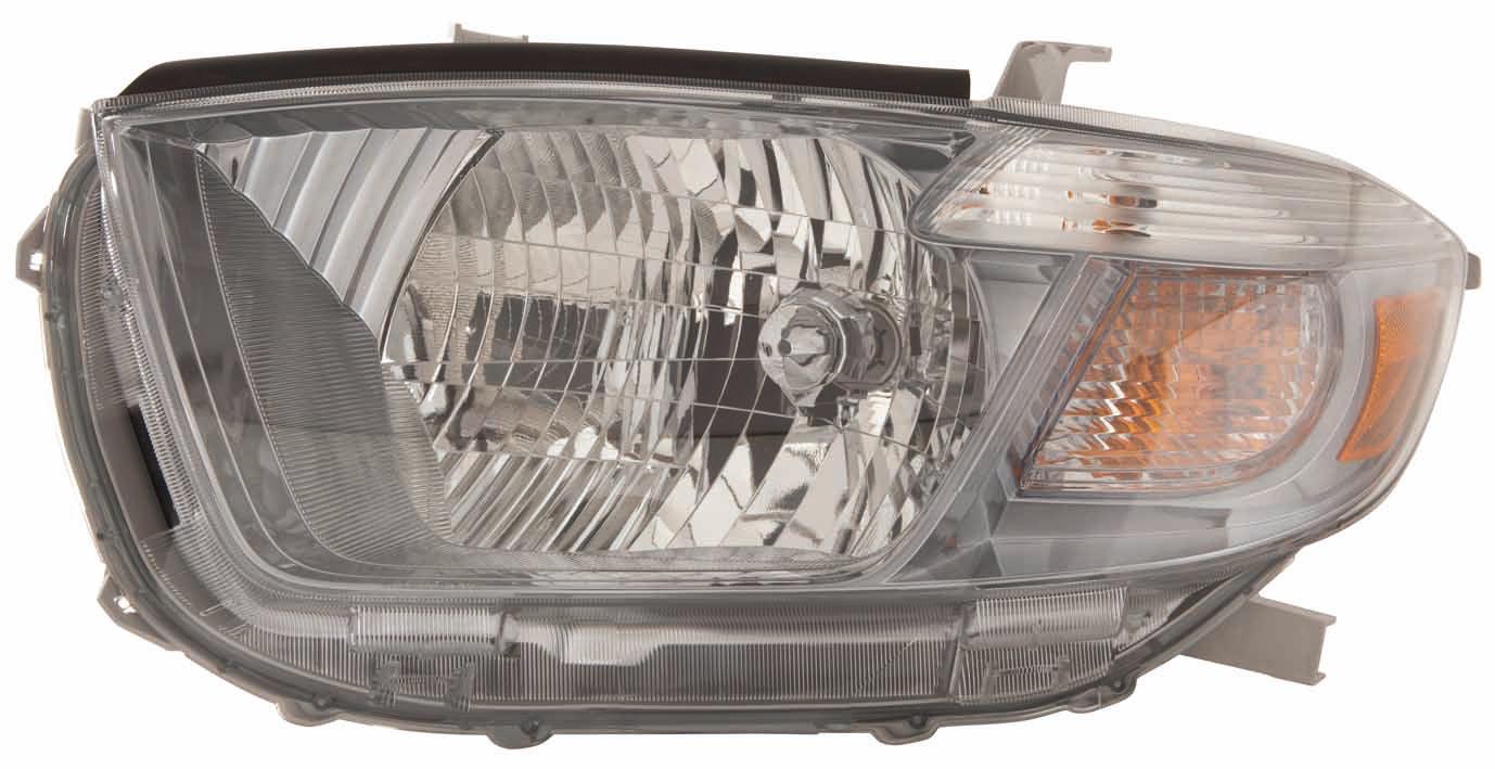 Phare avant côté conducteur pour Toyota Highlander Sport 2010 (fabrication USA, octobre 2009 - août 2010), haute qualité, TO2502202