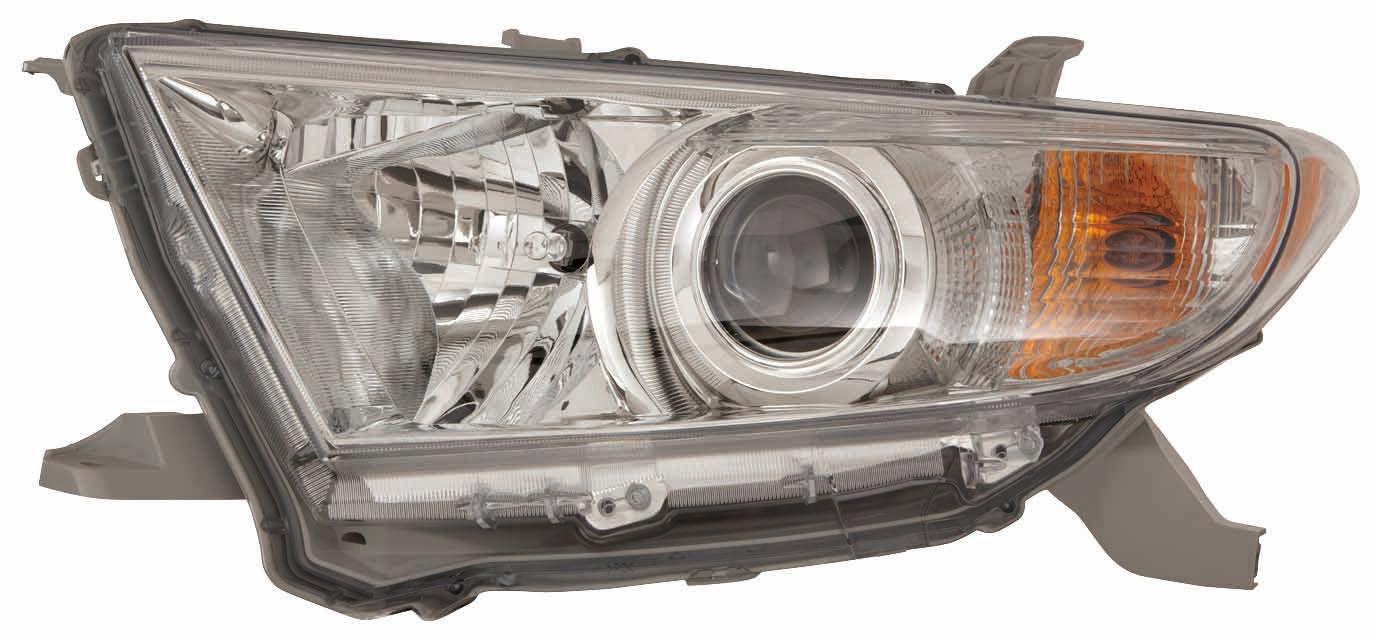 Phare avant côté conducteur pour Toyota Highlander 2011-2013, haute qualité, TO2502208