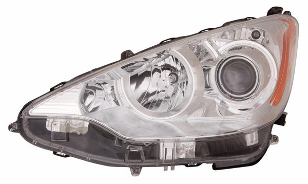2012-2014 Toyota Prius C Head Lamp Driver Side Halogen