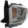 2014-2017 Toyota Tundra Head Lamp Driver Side With Level Adjuster Halogen Without Led Sr/Sr5/Ltd Model Economy Quality