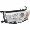 2014-2016 Toyota Highlander Hybrid Head Lamp Driver Side With Bright Chrome Bezel High Quality