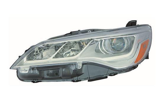 Phare avant gauche (côté conducteur) pour Toyota Camry 2015-2017, LED XLE, contour chromé, haute qualité, TO2502223