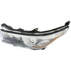 2014-2016 Toyota Highlander Head Lamp Driver Side With Smoked Chrome Bezel High Quality