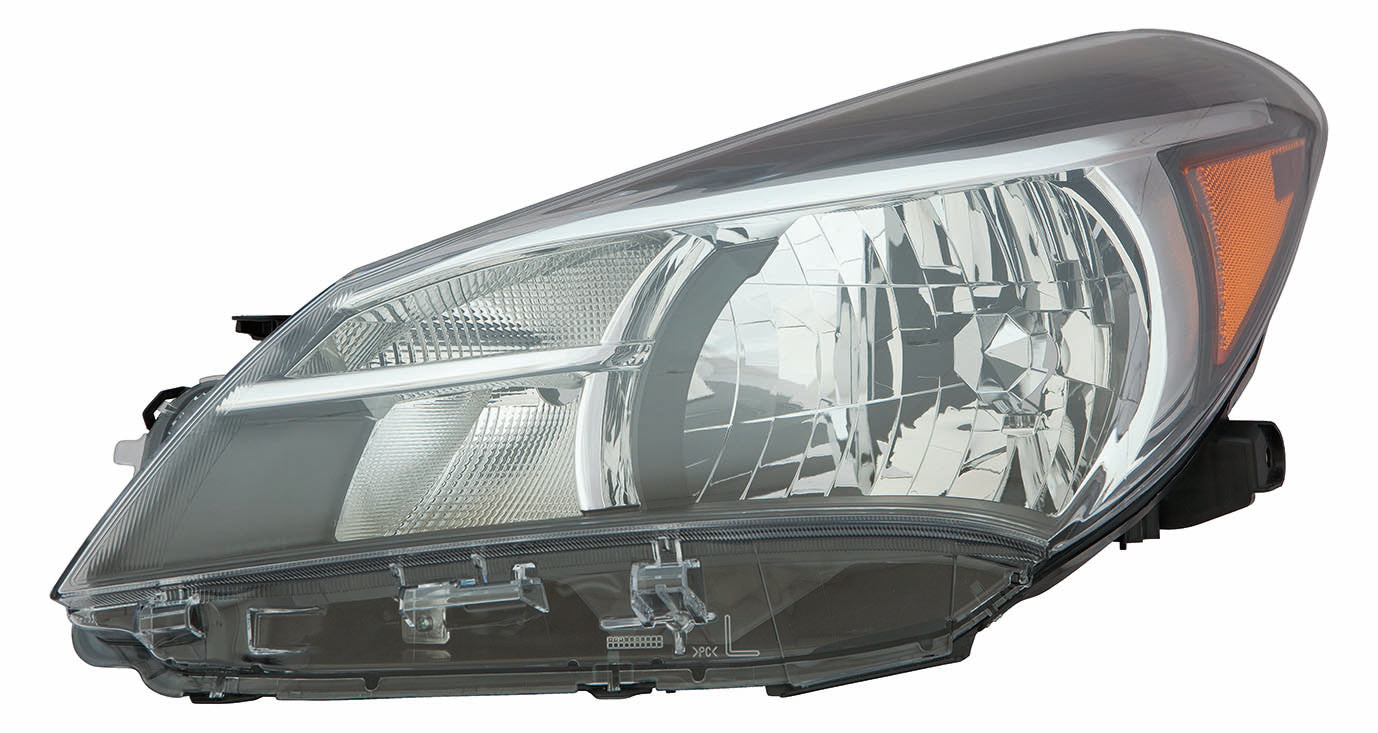 Phare avant gauche halogène pour Toyota Yaris Hatchback 2015-2017 CE/L/LE Capa, TO2502226C - Hunt Parts