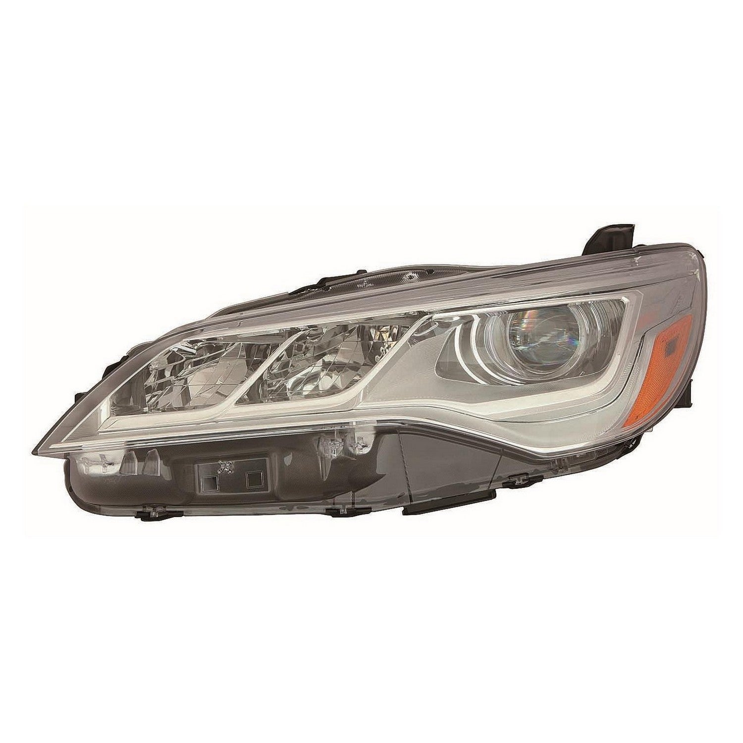 Phare avant gauche (côté conducteur) pour Toyota Camry 2015-2017, LED XSE, contour noir, référence TO2502229C - Hunt Parts