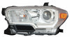 2016-2019 Toyota Tacoma  Head Lamp Driver Side Halogen Chrome Bezel Without Led Drl Economy Quality