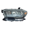 2016-2020 Toyota Tacoma  Head Lamp Driver Side Halogen With Led Drl/Fog Lamp/Black Bezel Economy Quality