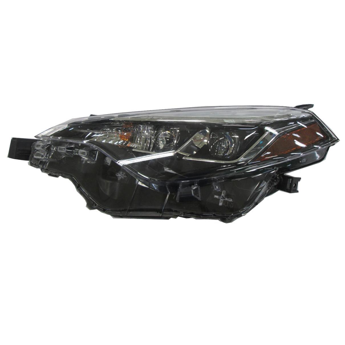 Phare avant gauche (côté conducteur) pour Toyota Corolla Berline 2017-2019, LED multiples SE/XSE/XLE, boîtier TO2502250V