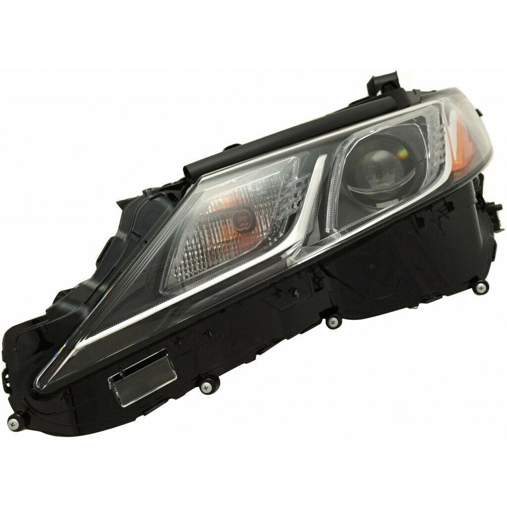 Phare avant gauche (côté conducteur) pour Toyota Camry 2018-2020, halogène, feux de route/croisement, fabrication nord-américaine, LED, qualité économique, TO2502255U