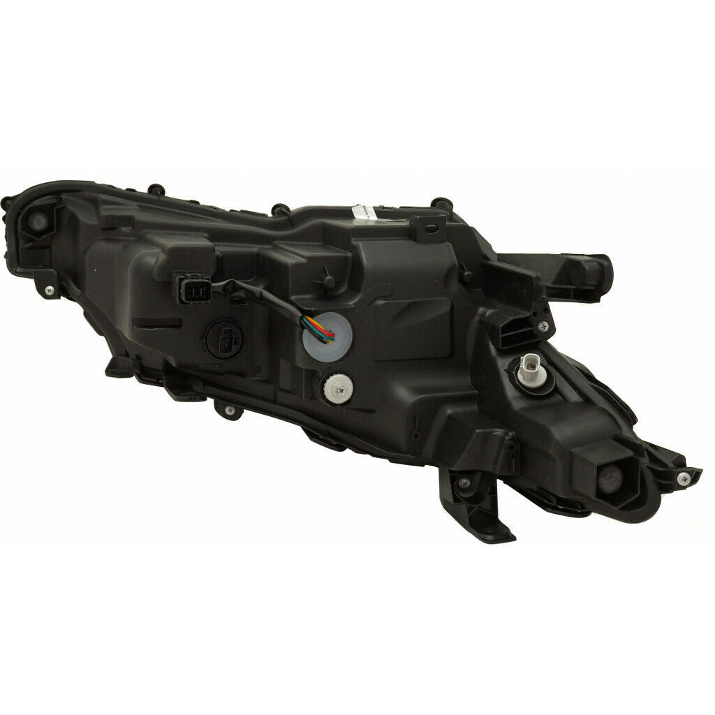 Phare avant gauche (côté conducteur) pour Toyota Camry 2018-2020, halogène, L/LE/SE, fabriqué en Amérique du Nord, avec faisceau LED haute/basse, référence TO2502255C - Hunt Parts