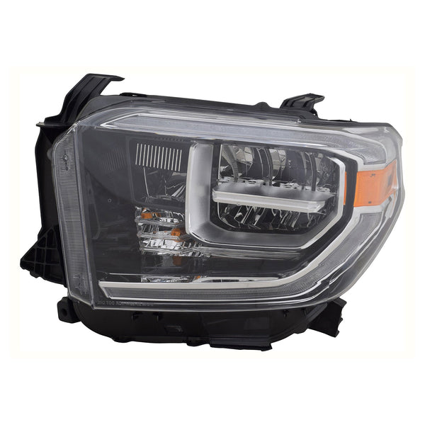 Head Lamp Driver Side Toyota Tundra 2018-2021 Led Drl Without Smoked Lens High Quality , To2502262
