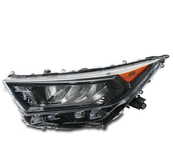 2019-2021 Toyota Rav4 Head Lamp Driver Side Led Black North American Built Economy Quality
