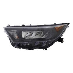 Head Lamp Driver Side Toyota Rav4 2019-2022 Led Black North American Built Capa , To2502274C