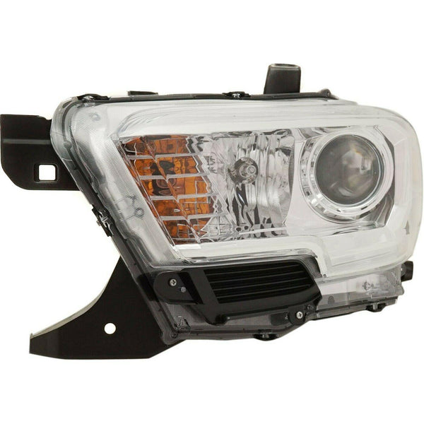 2019-2020 Toyota Tacoma  Head Lamp Driver Side Chrome With Fog Without Led Drl High Quality