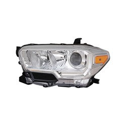 Head Lamp Driver Side Toyota Tacoma 2019-2023 Halogen Without Led Drl Capa , To2502284C