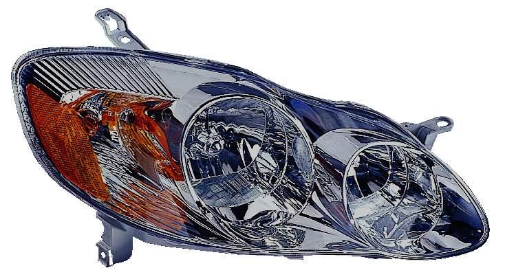 Phare avant côté passager pour Toyota Corolla berline 2003-2004, modèle S, TO2503142V