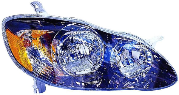 2005-2008 Toyota Corolla Sedan Head Lamp Passenger Side S/Xrs Economy Quality