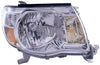 Head Lamp Passenger Side Toyota Tacoma 2005-2011 Without Sport Pkg Capa , To2503157C