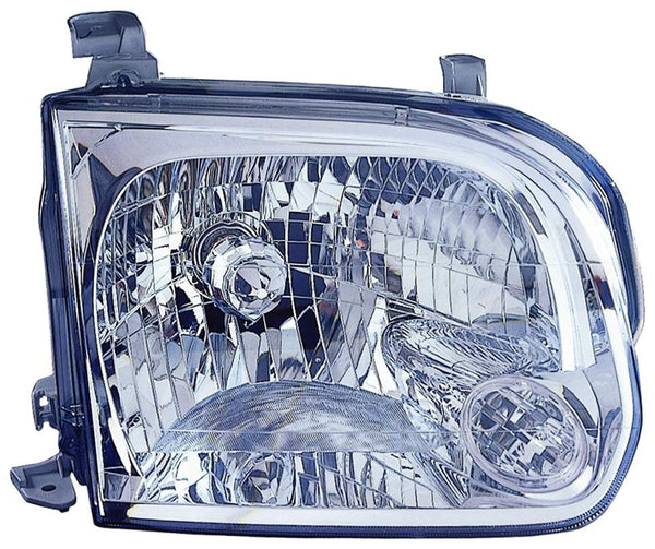 Head Lamp Passenger Side Toyota Sequoia 2005-2007 (Tundra Double Cab) Capa , To2503158C