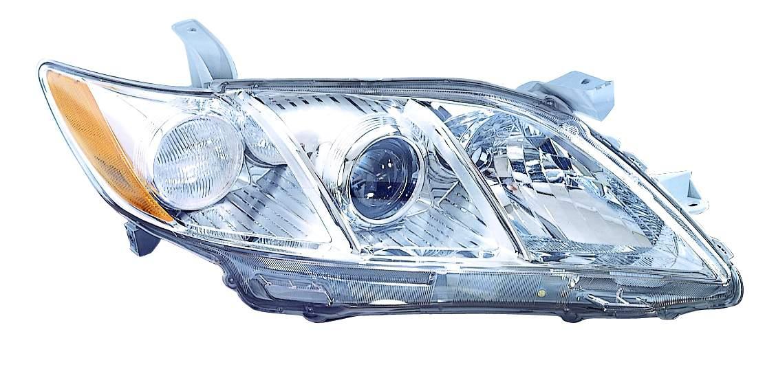 Phare avant côté passager pour Toyota Camry 2007-2009 (fabrication japonaise) - Lentille et boîtier - Haute qualité - TO2503167