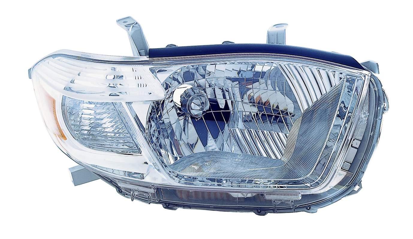 Phare avant côté passager pour Toyota Highlander 2008-2010 (modèles Base, Ltd et SE, fabriqués au Japon), haute qualité, TO2503176