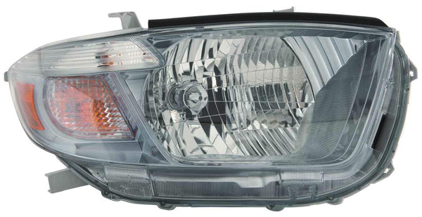 Head Lamp Passenger Side Toyota Highlander 2010 Sport Model Capa , To2503202C
