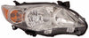 Head Lamp Passenger Side Toyota Corolla Sedan 2011-2013 Base/Ce/Le/Xle Model Usa Capa , To2503203C