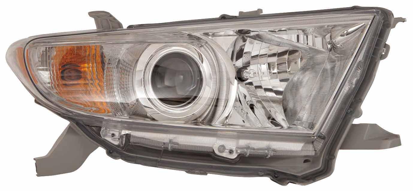 Phare avant côté passager pour Toyota Highlander 2011-2013, haute qualité, TO2503208