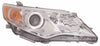 Head Lamp Passenger Side Toyota Camry 2012-2014 L/Le/Xle Capa , To2503211C