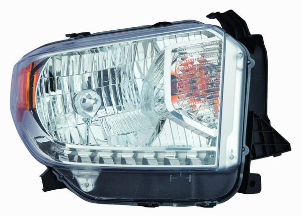 2014-2016 Toyota Tundra Head Lamp Passenger Side Halogen Without Level Adjuster Without Led Running Lamp Sr/Sr5/Ltd High Quality