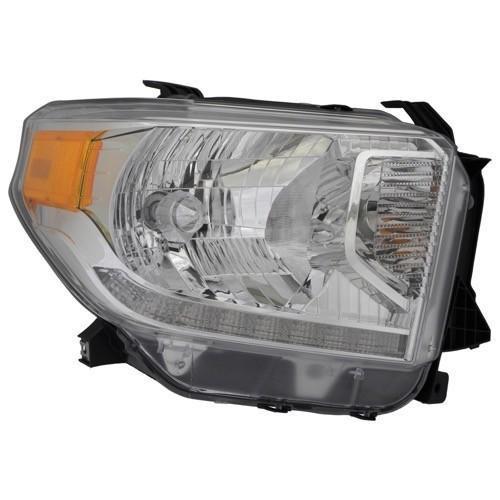 Head Lamp Passenger Side Toyota Tundra 2014-2017 With Led Drive Light With Auto Adjust Platinum/1794 Edition Capa , To2503220C