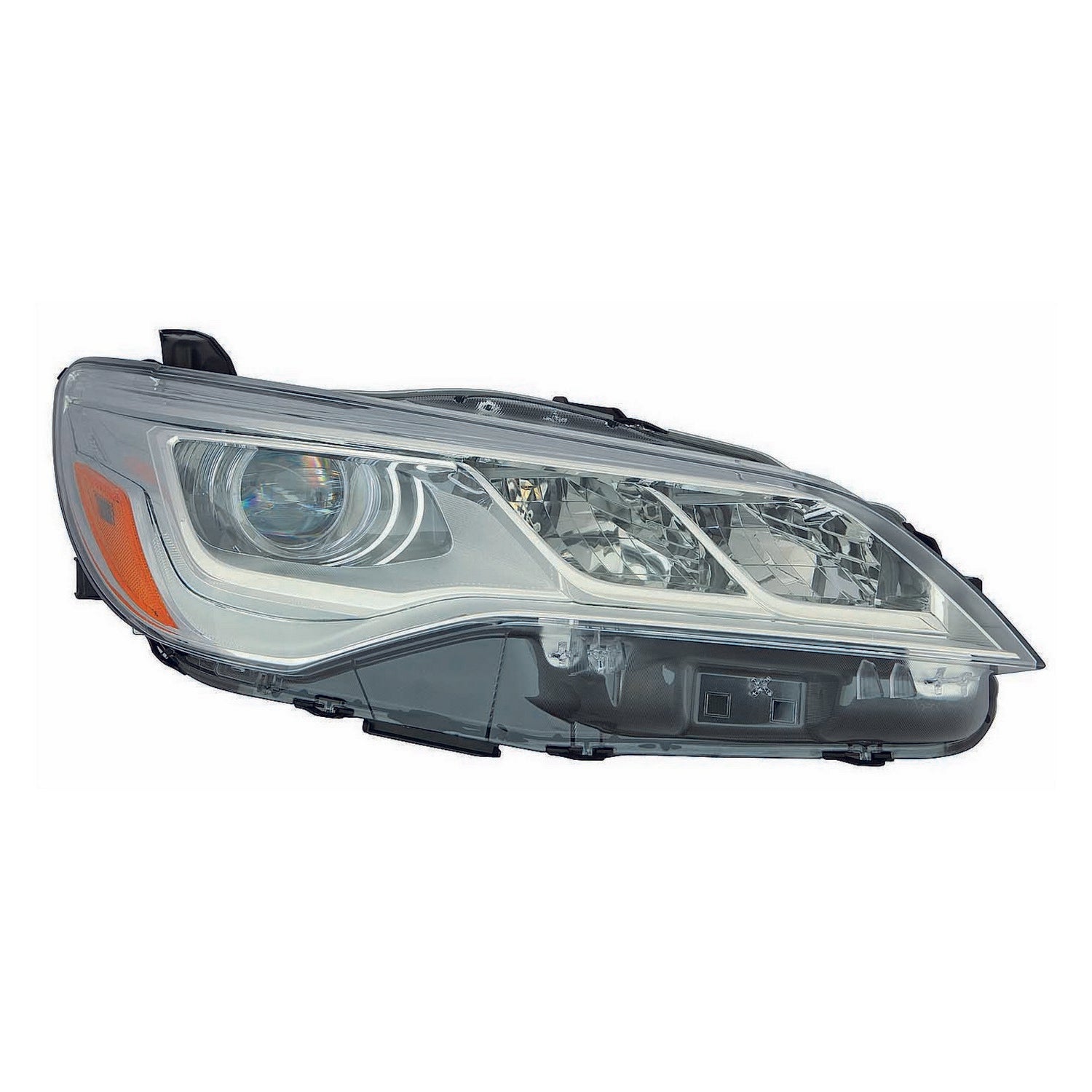 Phare avant côté passager pour Toyota Camry 2015-2017, LED XLE, enjoliveur chromé, référence TO2503223C - Hunt Parts