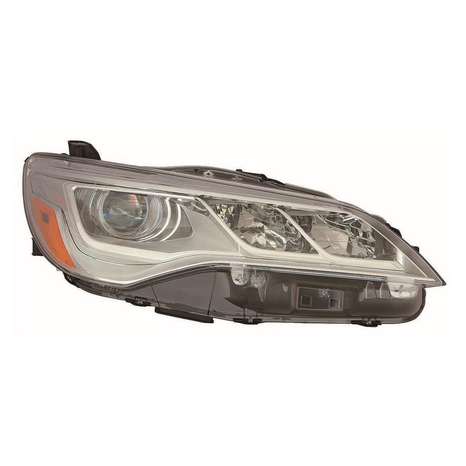 Phare avant côté passager pour Toyota Camry 2015-2017, LED XSE, contour noir, haute qualité, TO2503229