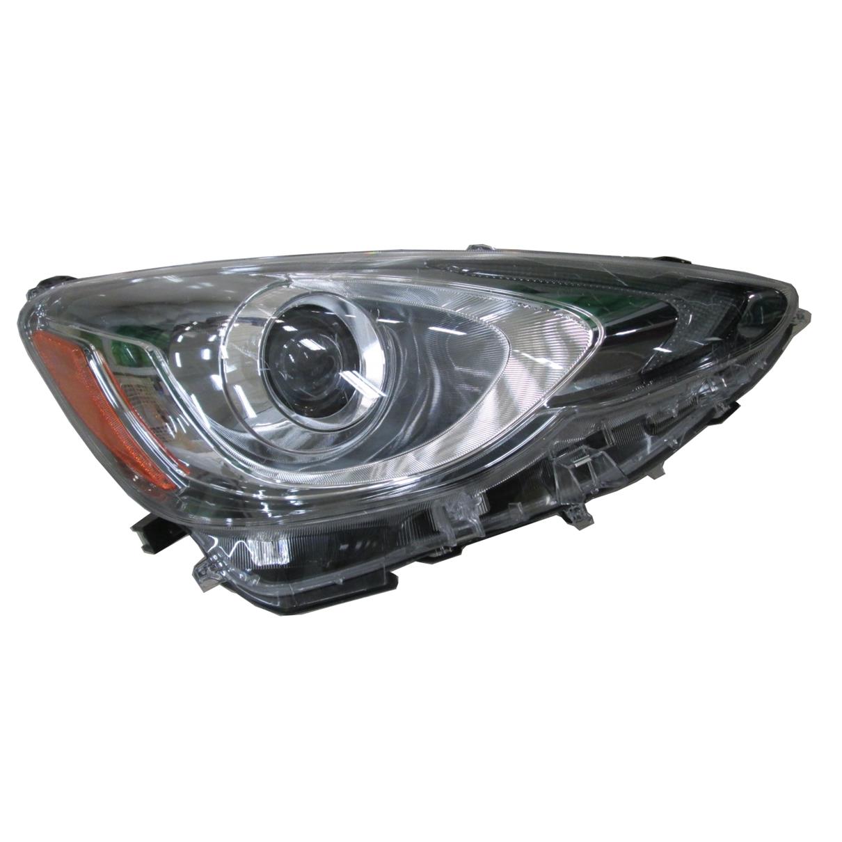 Phare avant côté passager Toyota Prius C 2015-2017, condensateur LED, TO2503236C - Hunt Parts