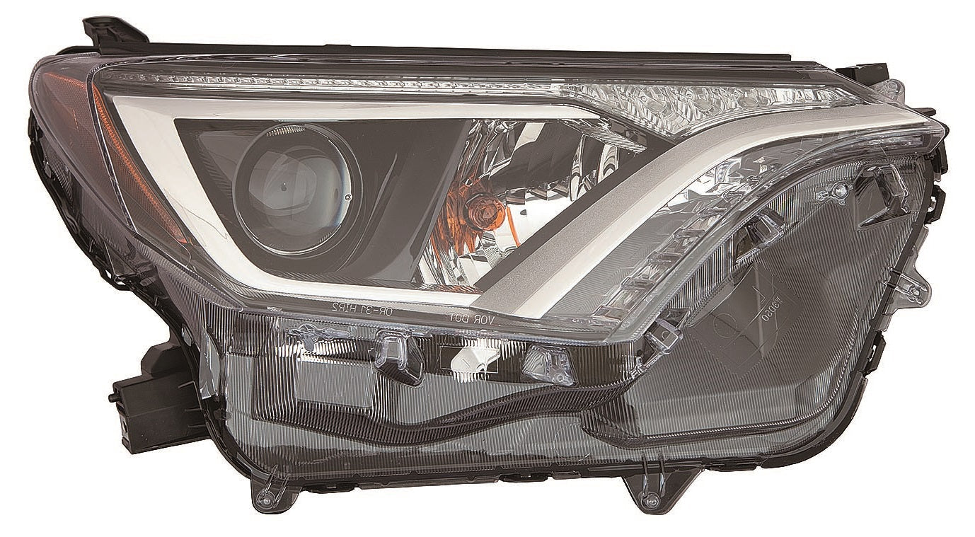 Phare avant côté passager pour Toyota Rav4 2016-2018, halogène, fabriqué aux États-Unis, Capa, TO2503247C - Hunt Parts