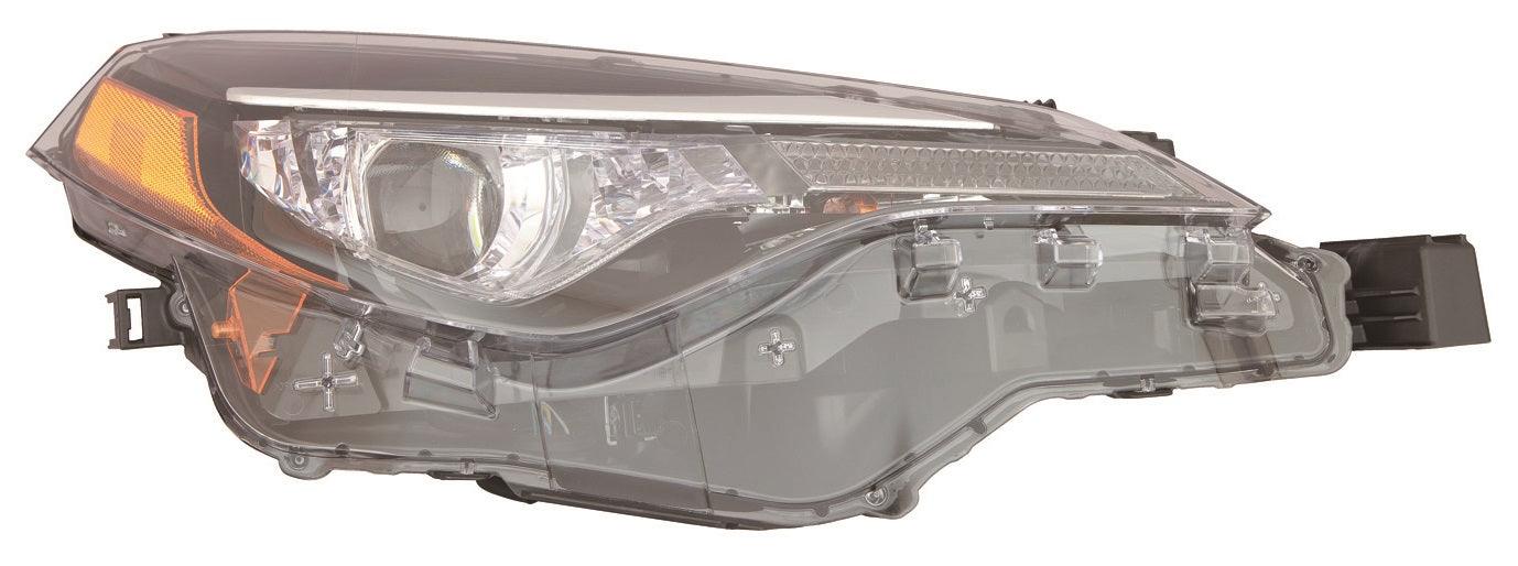 Phare avant côté passager pour Toyota Corolla Berline 2017-2019, bi-LED L/LE/LE Eco haute qualité, TO2503249
