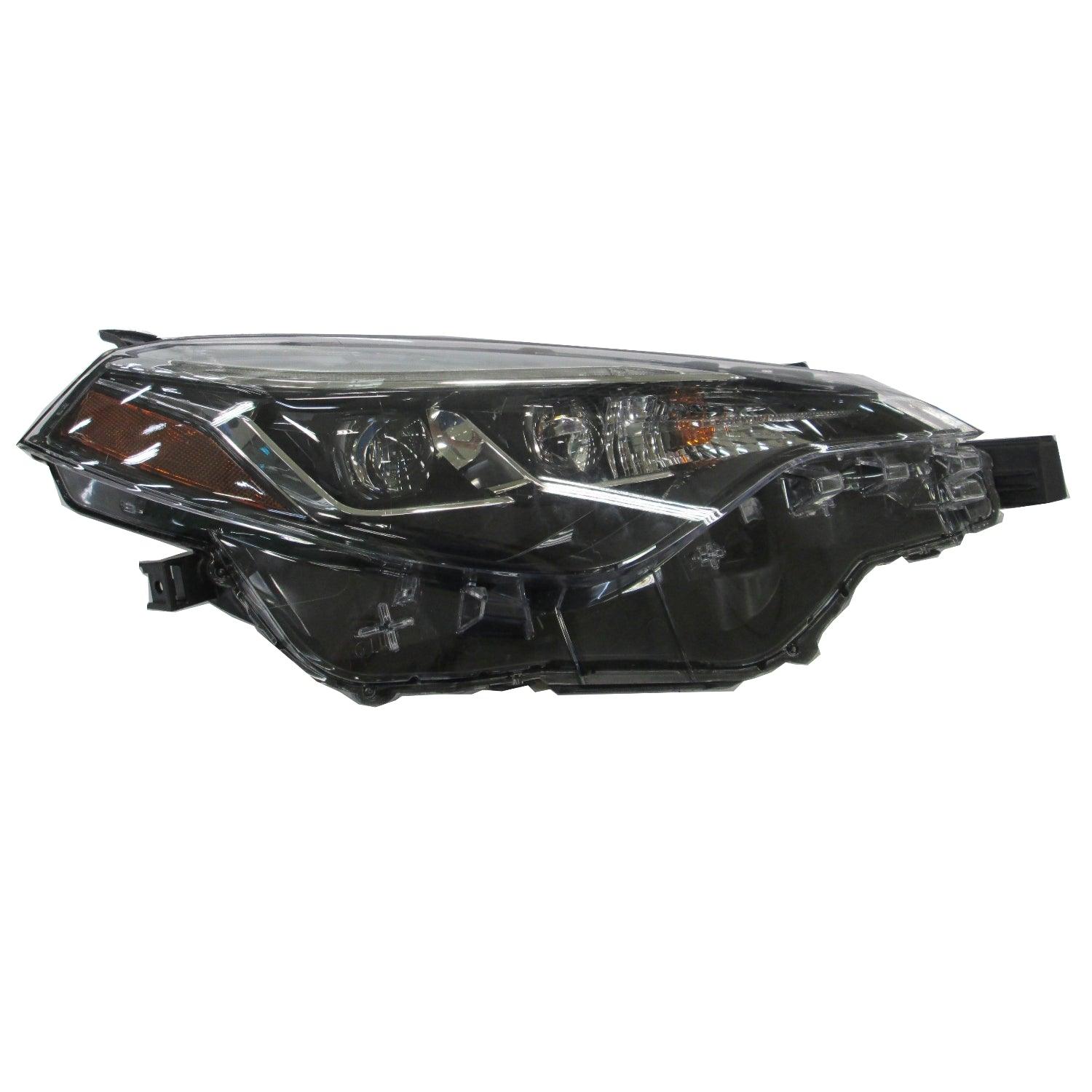 Phare avant côté passager pour Toyota Corolla Berline 2017-2019, LED multiples SE/XSE/XLE, haute qualité, TO2503250