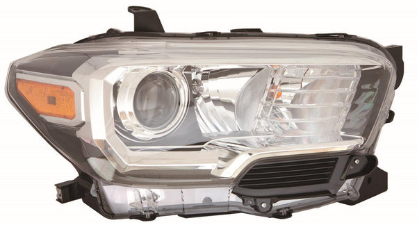 2018-2019 Toyota Tacoma  Head Lamp Passenger Side Without Led Drl/ Fog Lamp Economy Quality
