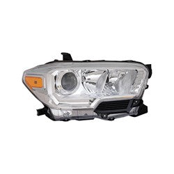 Head Lamp Passenger Side Toyota Tacoma 2019-2023 Halogen Without Led Drl Capa , To2503284C