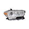 Head Lamp Passenger Side Toyota Tacoma 2019-2023 Halogen Without Led Drl Capa , To2503284C