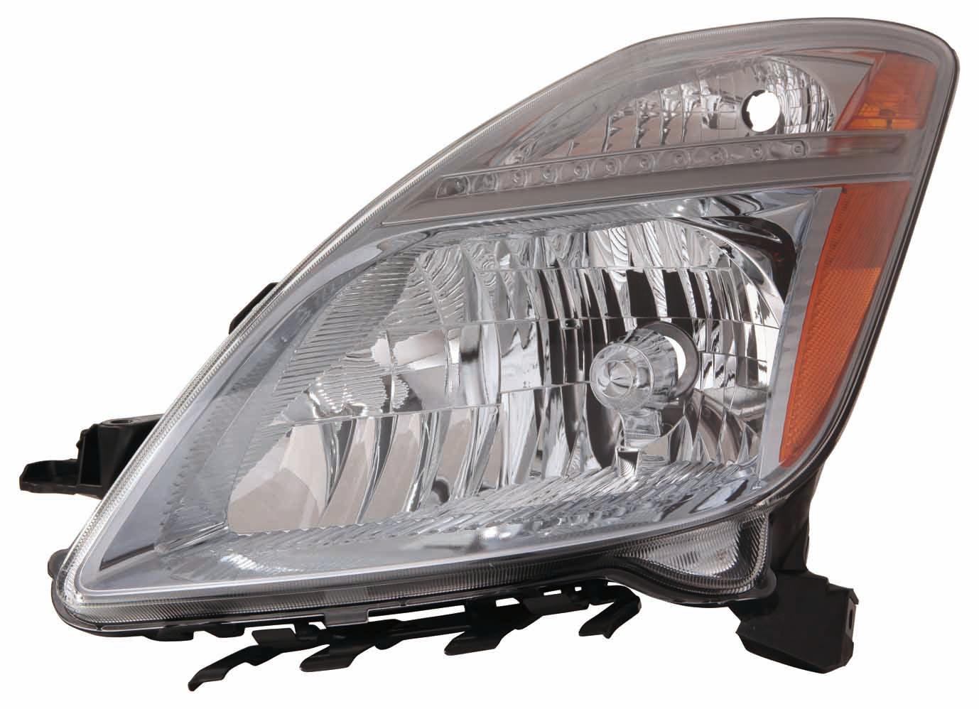 Phare avant gauche (côté conducteur) pour Toyota Prius 2006-2009 avec ampoule HID haute qualité, TO2518112