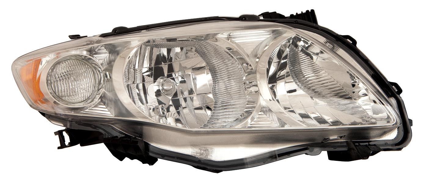 Phare avant côté passager pour Toyota Corolla Berline 2009-2010 Base/CE/LE/XLE, fabrication japonaise de haute qualité, TO2519116
