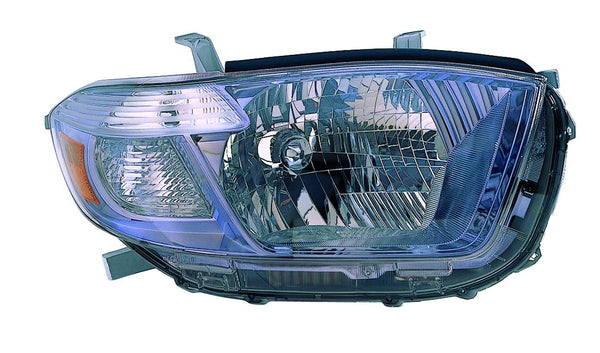 Head Lamp Passenger Side Toyota Highlander Hybrid 2008-2010 Capa