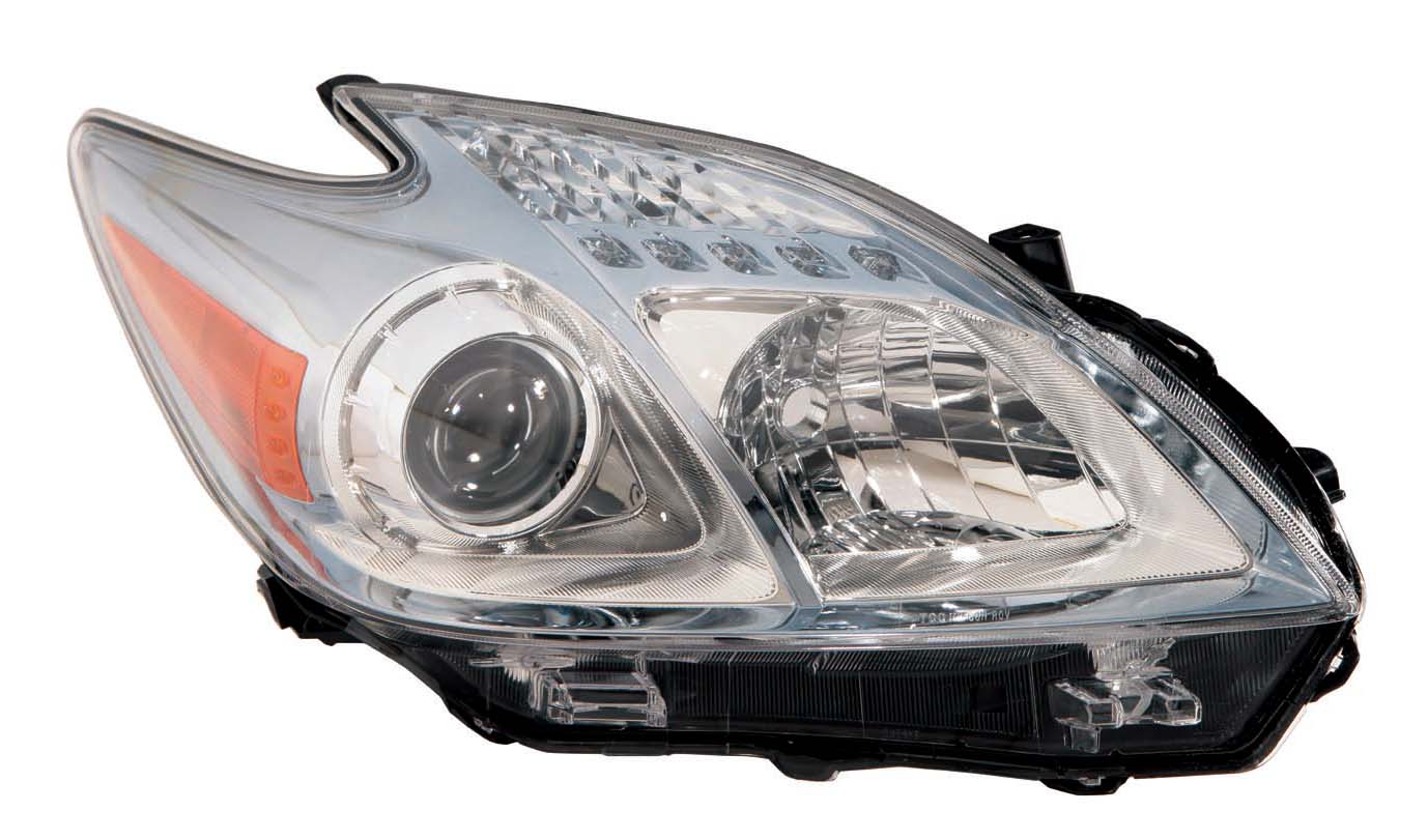 Phare avant côté passager pour Toyota Prius 2010-2011, halogène, référence TO2519122C - Hunt Parts