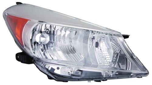 Phare avant côté passager pour Toyota Yaris Hatchback 2012-2014 L/Le Capa, référence To2519132C - Hunt Parts
