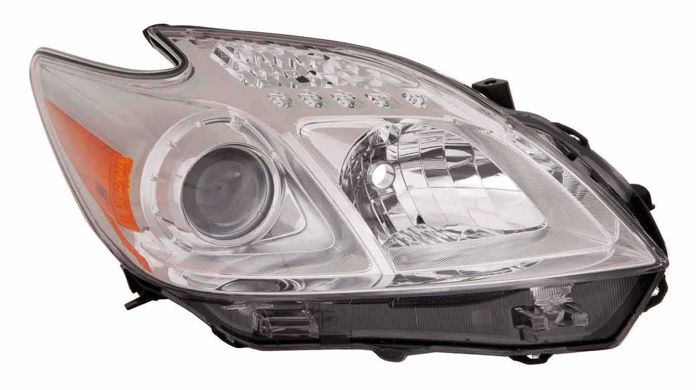 Phare avant côté passager pour Toyota Prius 2012-2015, halogène, référence TO2519134C - Hunt Parts